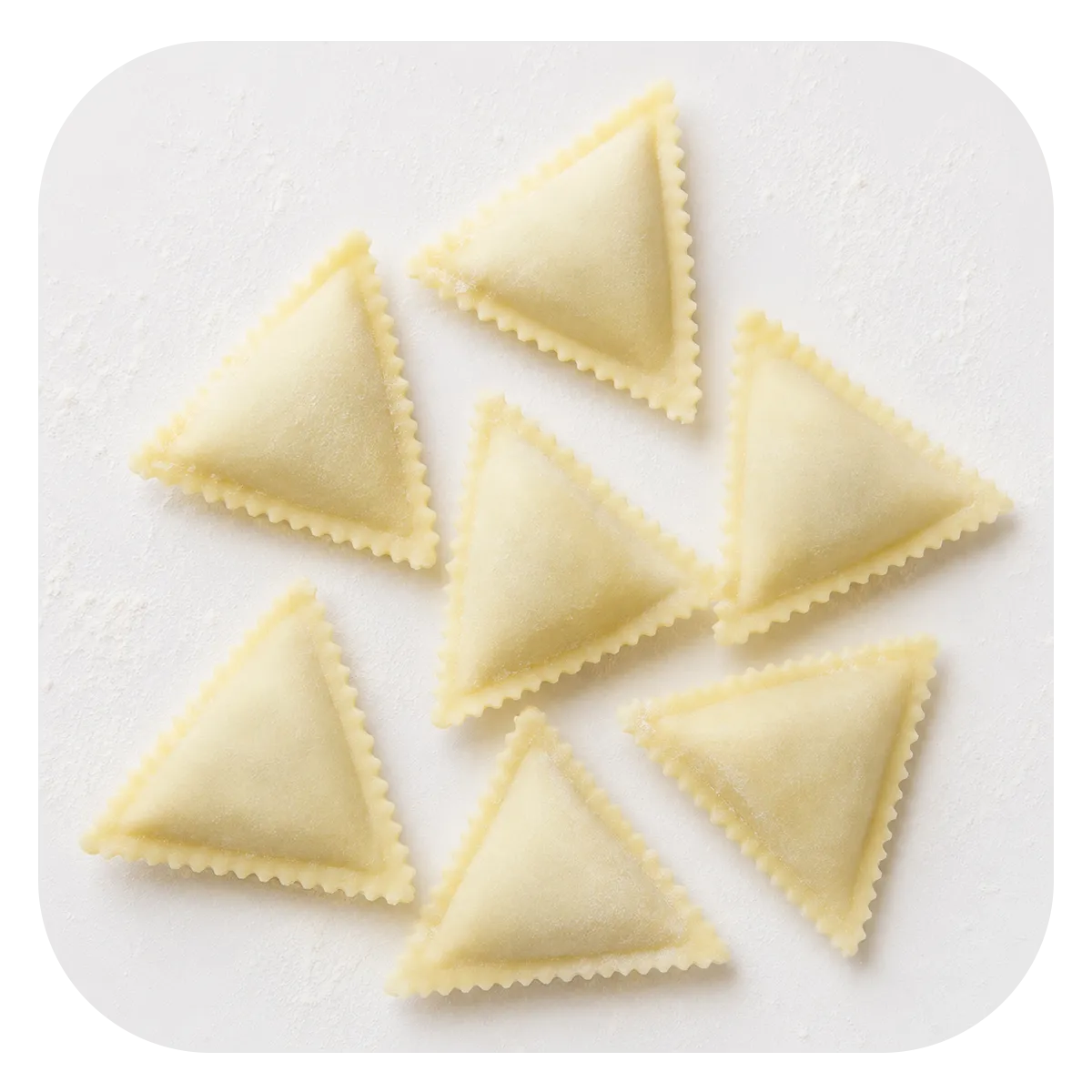 Ravioli Triangle - Filled Pasta - Frozen