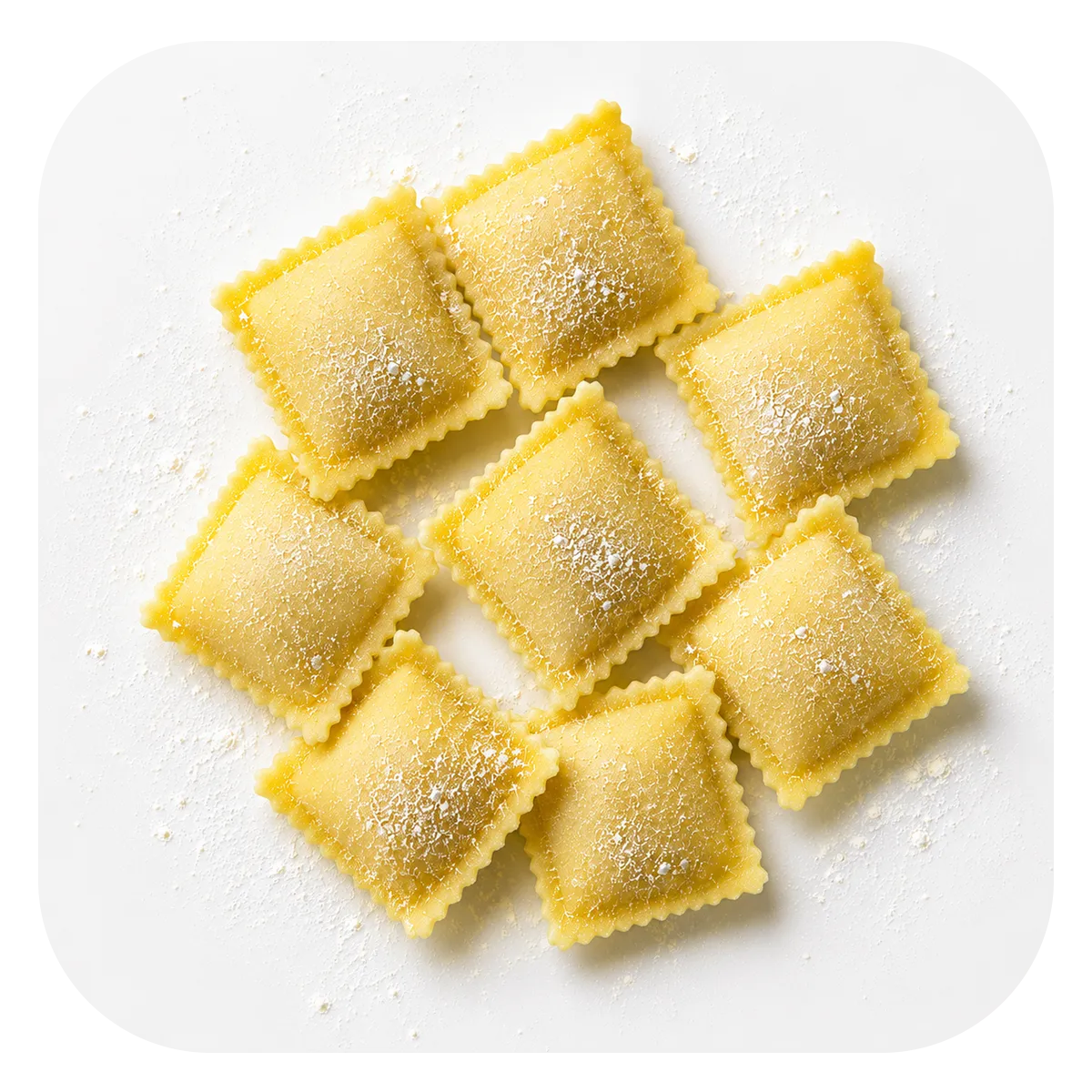 Ravioli Square - Filled Pasta - Frozen