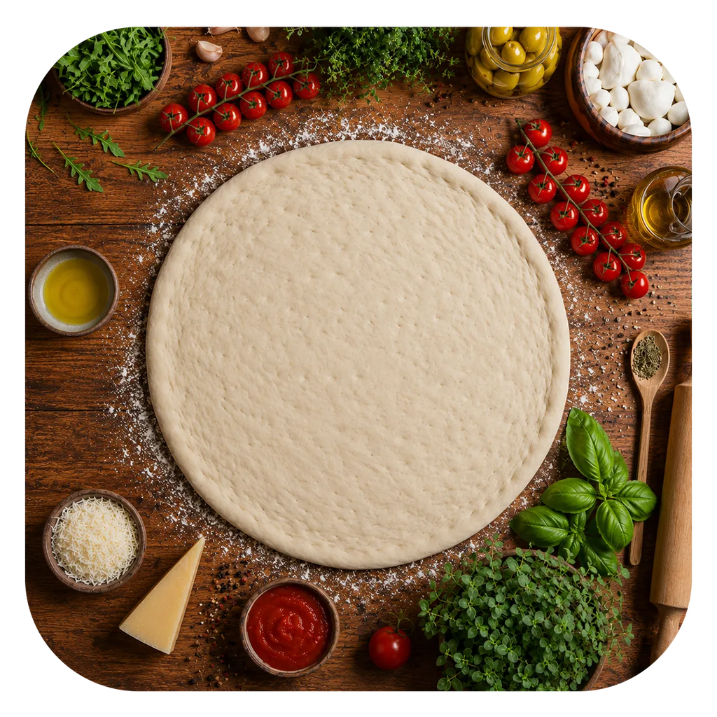 Pizza Base - 6 pizzas - Buy 5, Get 1 Free - Different Sizes - Frozen