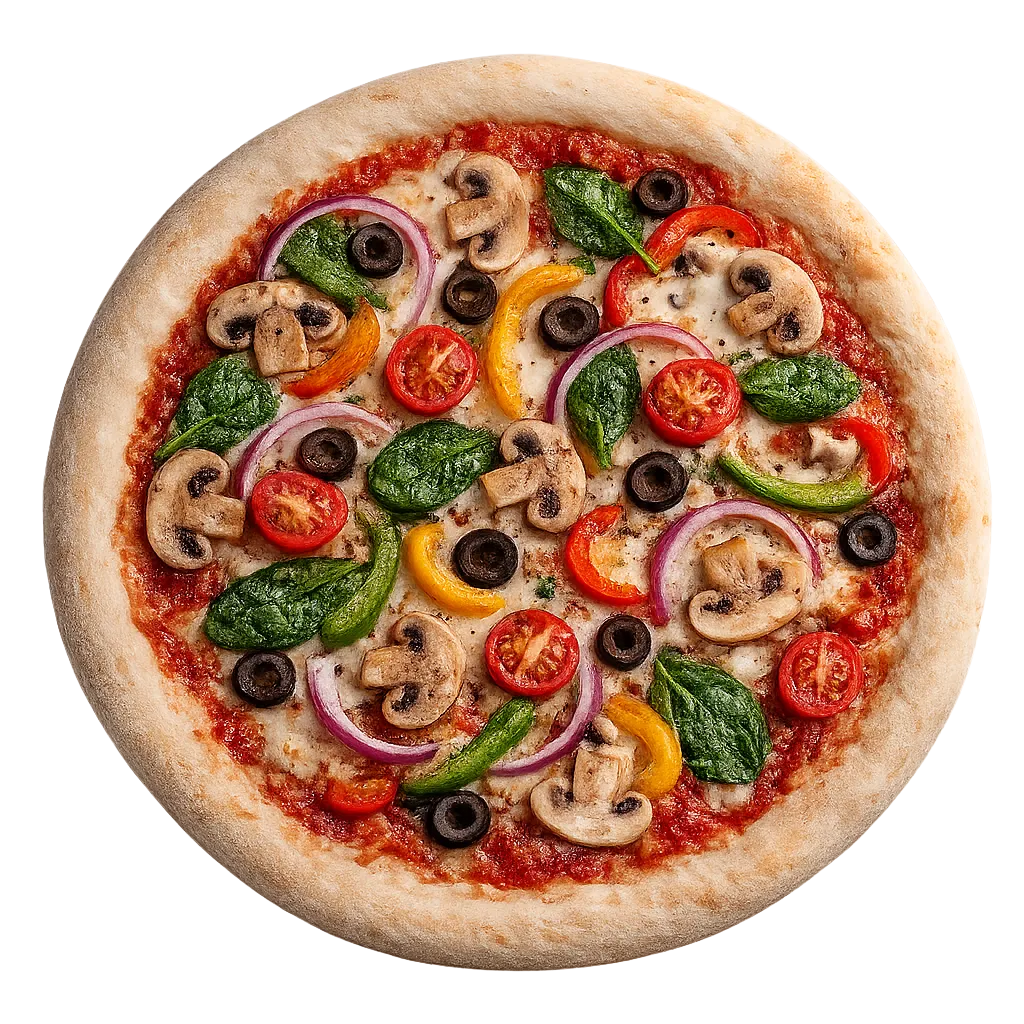 Pizza Vegetarian - 6 pizzas - Buy 5, Get 1 Free - Different Sizes - Frozen